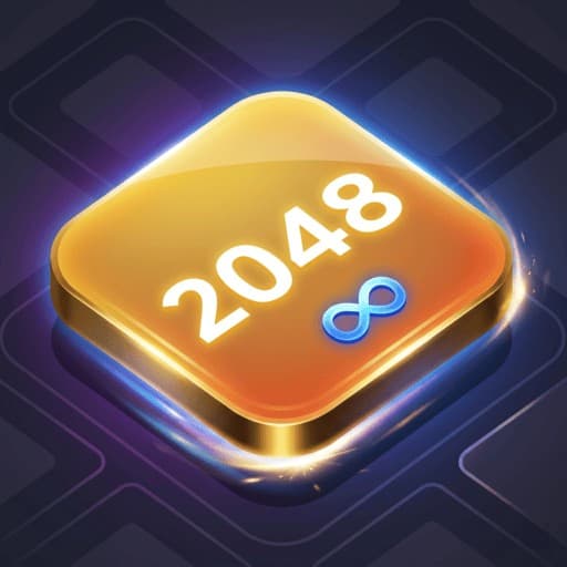2048 Puzzle Game Offline — infinite grid tile merging game for Android by Duostrick